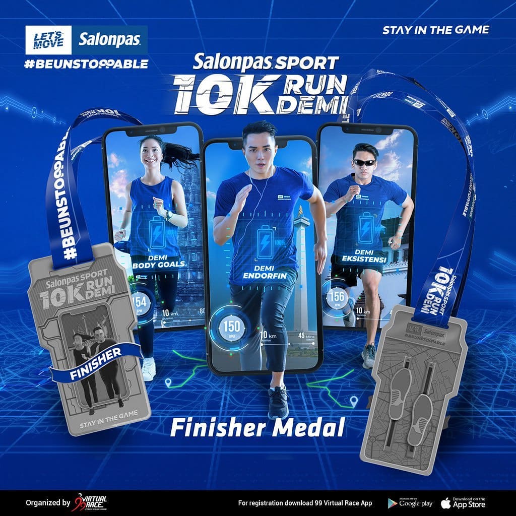 Medali 🏅 Salonpas Sport 10K RunDemi • 2021
