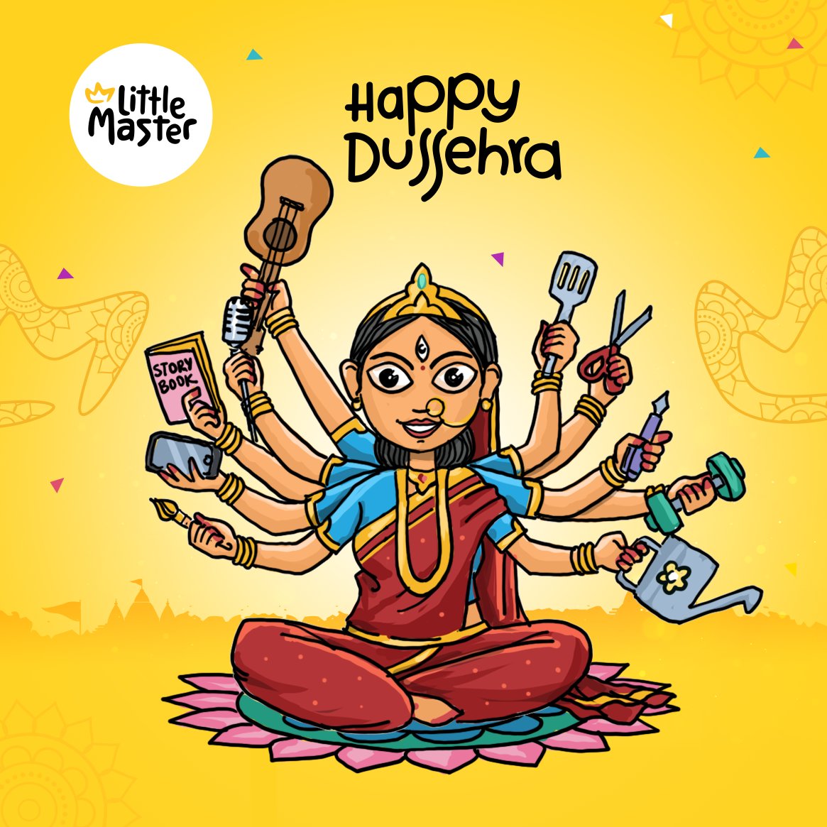 belittlemaster's tweet photo. Let the divine power within you guide you to the ways towards Victory!

Wishing you all a Prosperous Dussehra!

#HappyDussehra #Dussehra2021 #Dussehra #dussehracelebrations https://t.co/8w4uOld0N8
