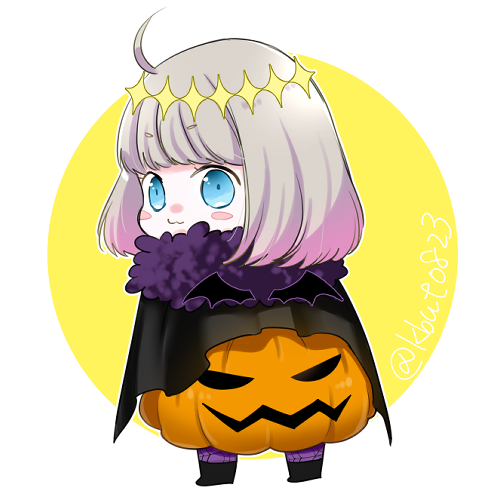 はじめてアイコンをハロウィン仕様にしました かぼパンミニオベ! 