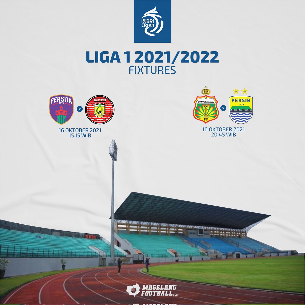 Stadion Moch Soebroto akan kembali menggelar pertandingan Liga 1, setelah sebelumnya absen cukup lama karena pandemi Covid-19 di Indonesia.

#Magelangfootball