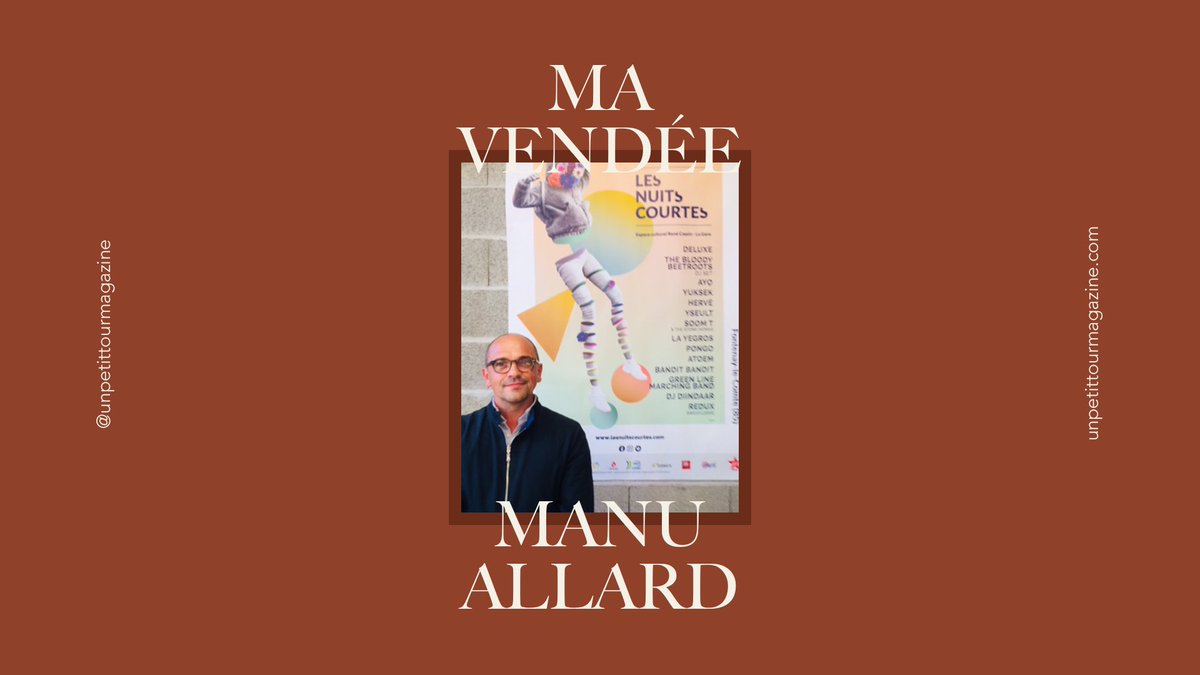 Cette semaine on rencontre Manu Allard, président du Festival @LesNuitsCourtes qui se déroulera du 22 au 24 octobre prochain. Il nous emmène faire un petit tour à Fontenay le Comte où il nous dévoile ses adresses préférées.

unpetittourmagazine.com/escapades/ma-v… 

#LesNuitsCourtes