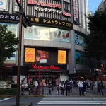 アキバのヨドバシ前にある消火栓の看板を見上げたら…不思議なメッセージがあった!