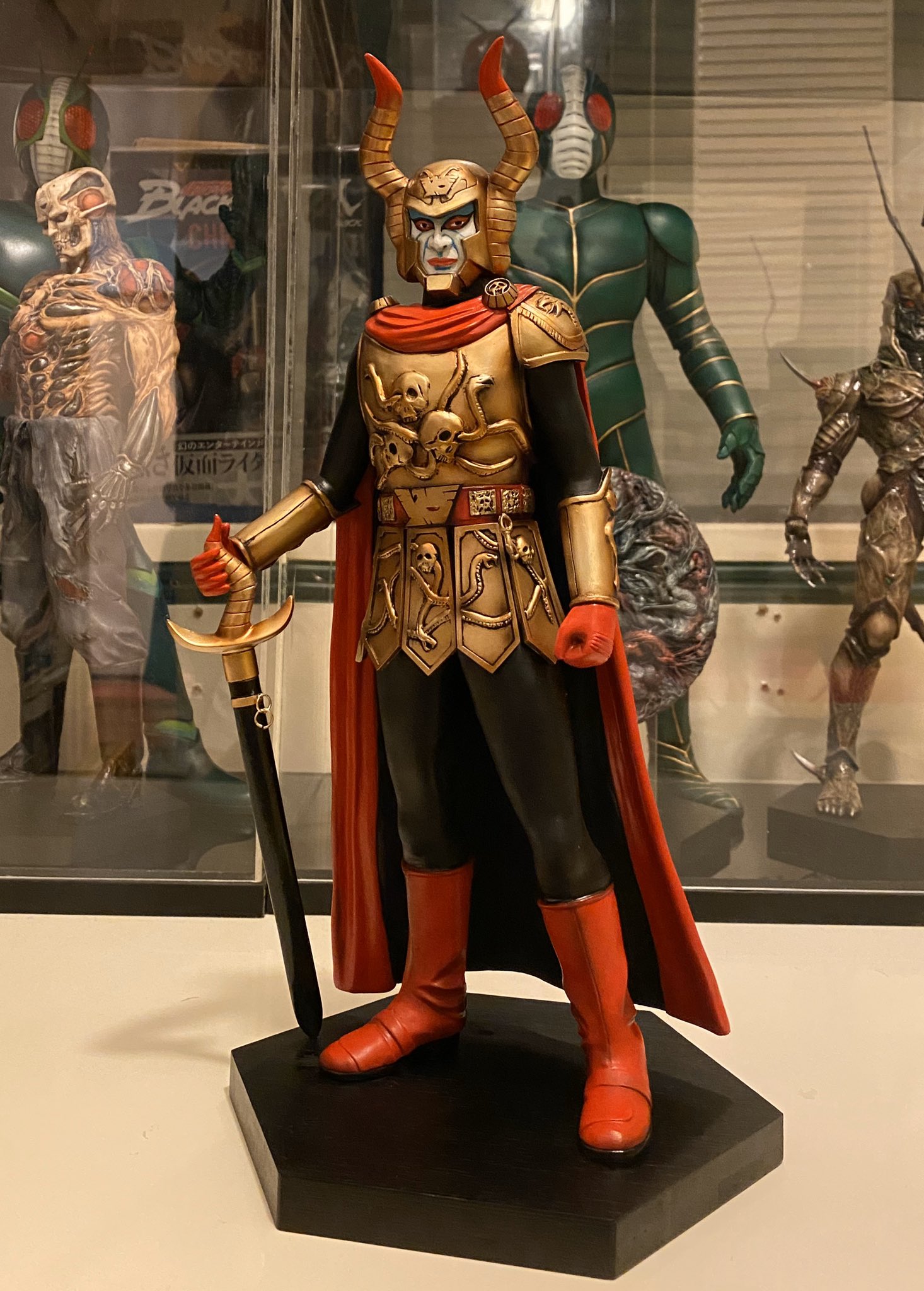 ☆スカイライダー ネオショッカー ソフビ4体セット☆ 1/15 ガレージ