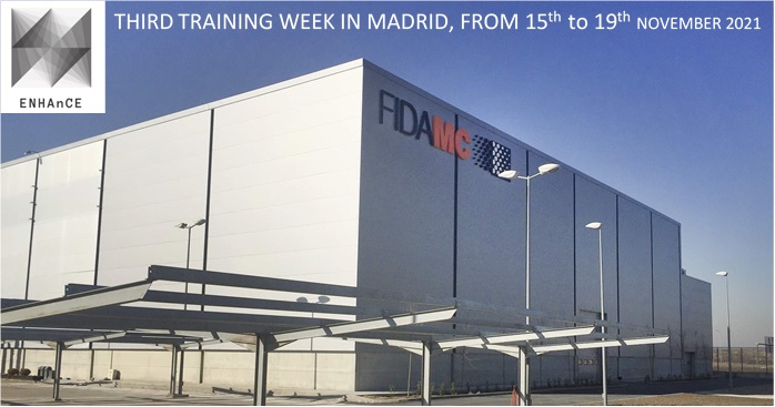 ENHANCEITN1's tweet image. The third training week of the ENHAnCE project will be held from November 15th to 19th and will include from the Introduction to Composite Science and Technology (@DLR) to the Latest trends in manufacturing of intelligent composites (@FIDAMC). See you at #FIDAMC!