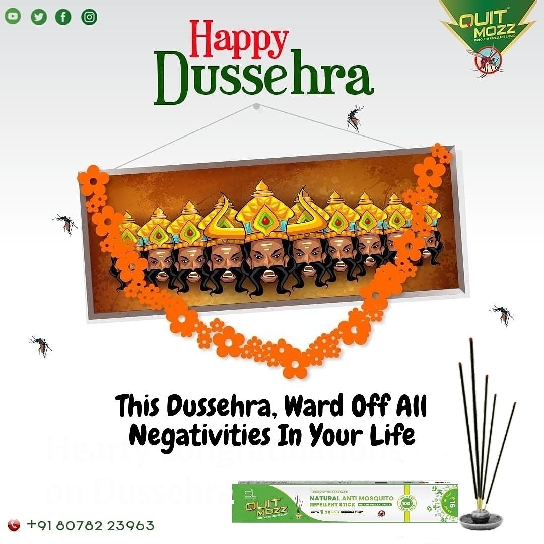 LabsSouthern's tweet photo. May this Dussehra bring you good fortune. Wishing you love and light.

.
#happydussehra #dussehra #durgapuja #festival #fmcgproducts #businessowner #smallbusinessowner #entrepreneurship #businessopportunity #quitmozz #mosquitoerepellant https://t.co/mnLTmHC14O