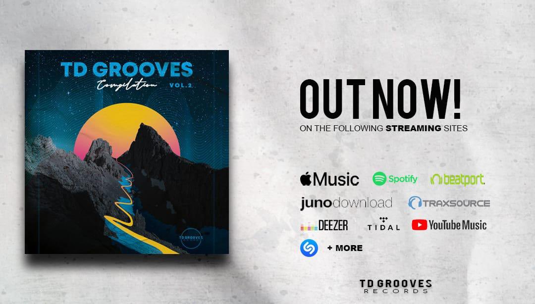 TD Grooves Compilation Vol 2 is out now

links below:

Spotify: open.spotify.com/album/1EoxdRw9…

Juno Download: junodownload.com/products/z-e-t…

Apple Music/iTunes: music.apple.com/za/album/td-gr… 

Amazon: amazon.co.uk/dp/B09JCKFFJJ?…