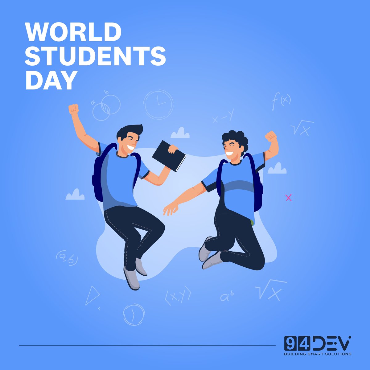 94dev1's tweet photo. Happy World Student Day.
#studentday #happyworldstudentday #94DEV https://t.co/HKo67xDKKK