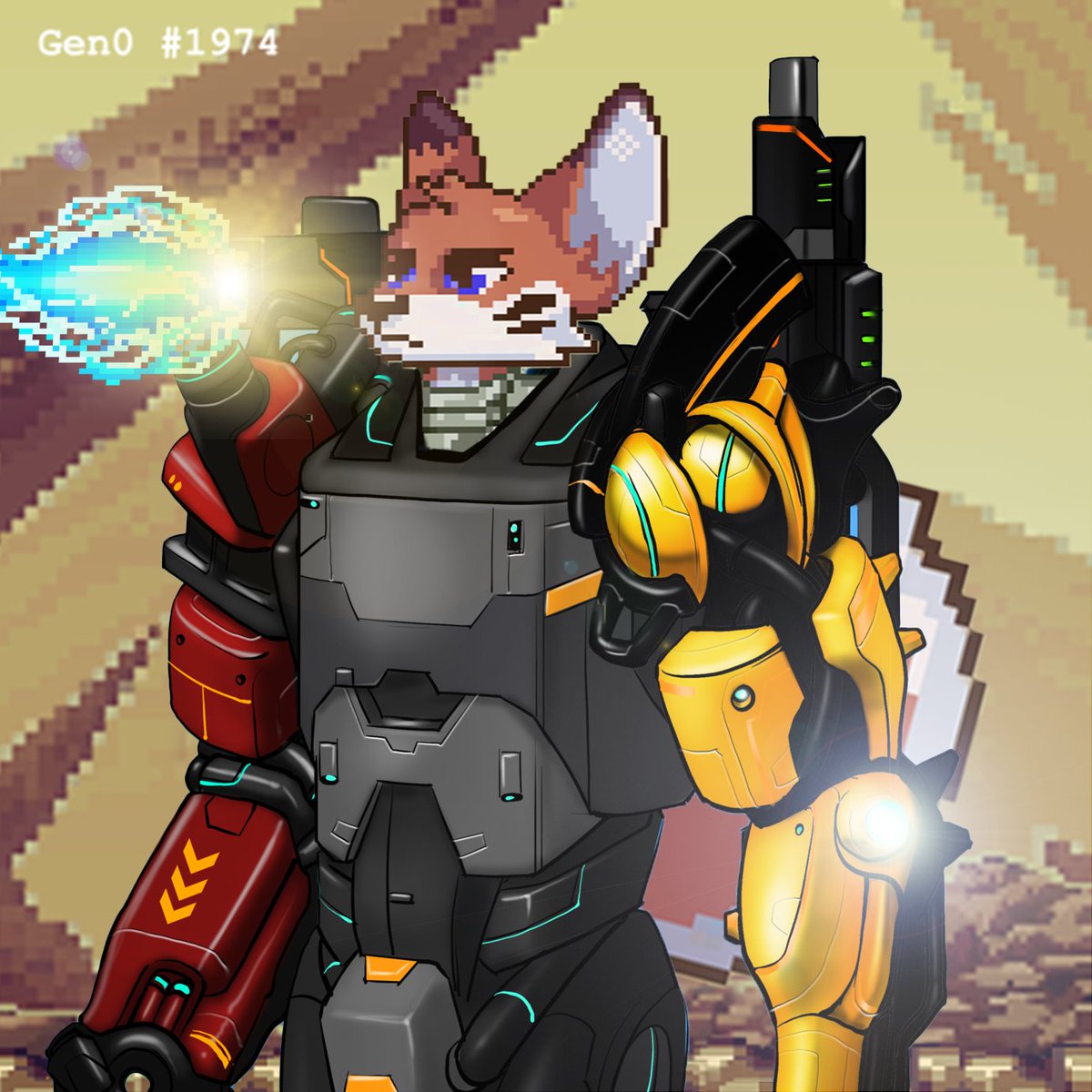 HeyNat's tweet photo. I need to do this, to fusion my both favorite NFT projects!!
@soulofoxNFT x @MechNFTs 
#WeGunnaMechit #MechFusion https://t.co/my9r6HrX92