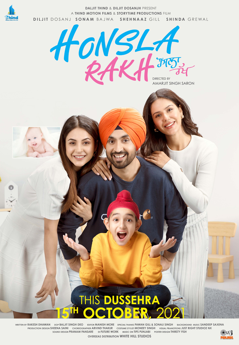💥 RELEASES TODAY 💥

#DiljitDosanjh and #ShehnaazGill starrer #HonslaRakh releases on Friday 15th October.

<a href="/diljitdosanjh/">DILJIT DOSANJH</a> | <a href="/WhiteHillMusic_/">White Hill Music</a> | <a href="/Hassan_HOA/">Hassan Zuberi</a> | #SonamBajwa