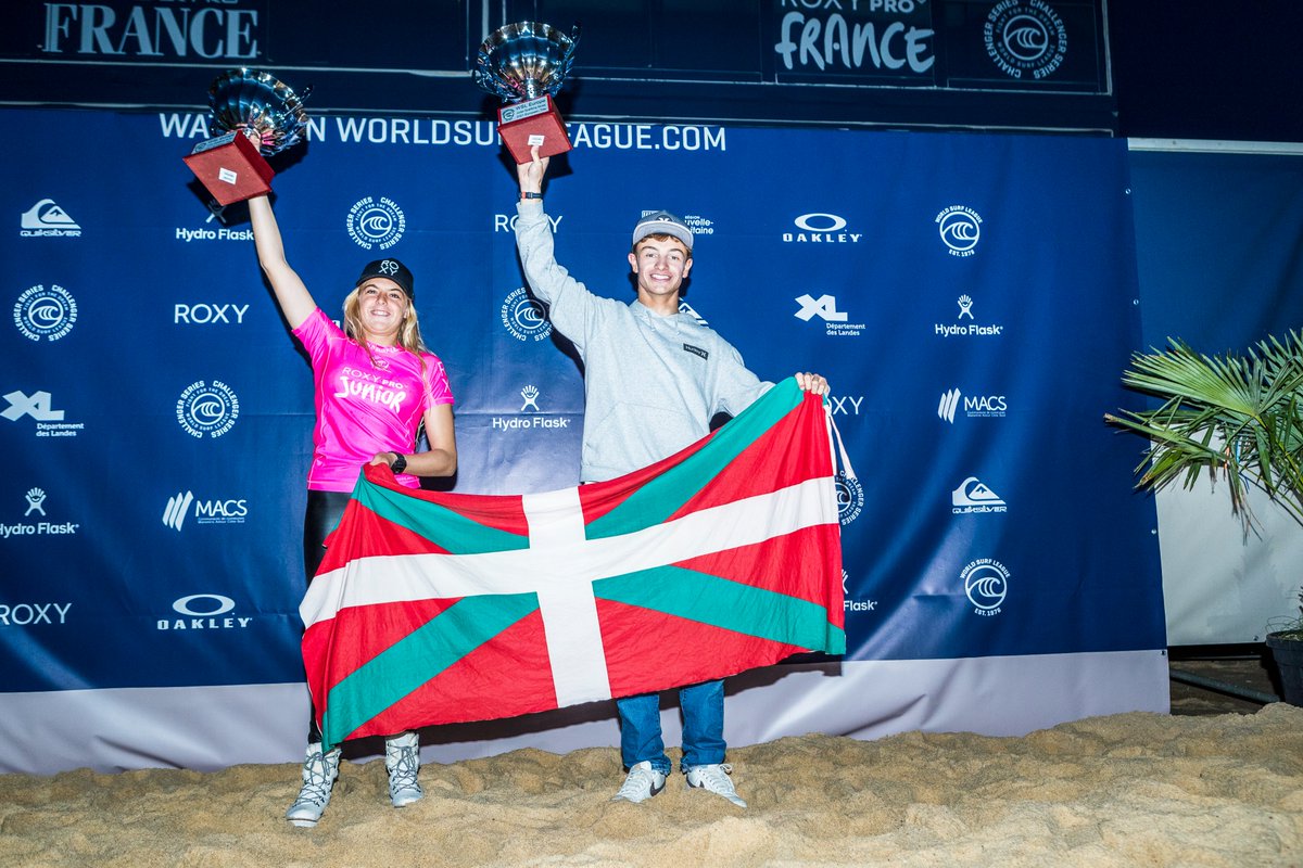 PlaneteSurf's tweet image. Pro Junior : Sam Piter le plus fort à Hossegor, Adur Amatriain et Janire Gonzalez Etxabarri au top en Europe 👉 bit.ly/3j6zX9E #QuiksilverPro #RoxyPro