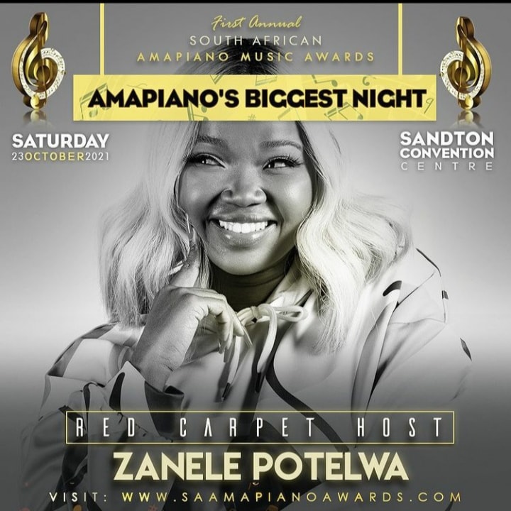 It ain't no party if there is no Phenom. We are Proud to announce that @ZanelePotelwa is the official #redcarpet host for the inaugural SA Amapiano Awards @Official_SAAPA being held next week at the Sandton Convention Centre. #nothingbutphenomenal