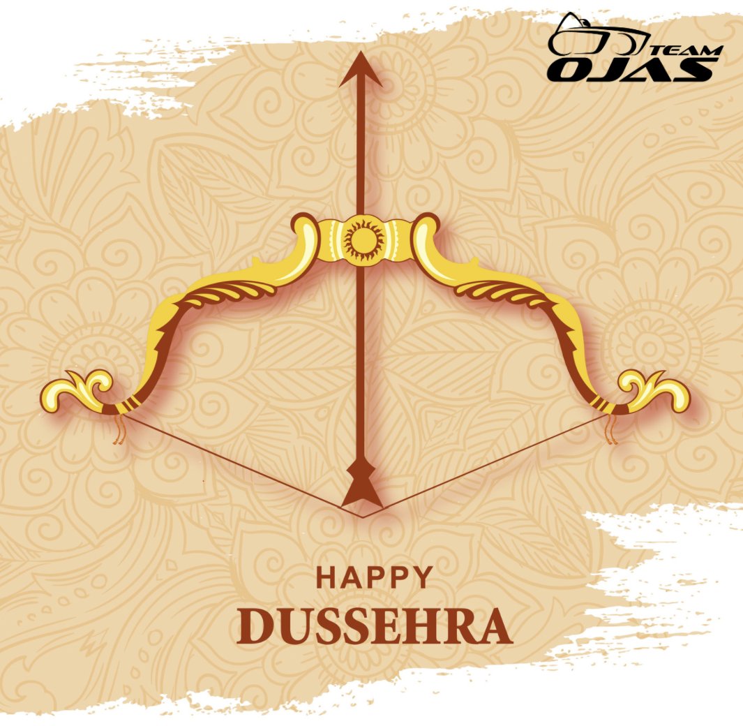 ojasracing's tweet photo. Team Ojas wishes you a very Happy Dussehra! May Lord Ram keep guiding you on the path of life and help you achieve all the success!

#itselectrifying #becauseracecar #ojasracing #teamojas #Dusshera ⚡ https://t.co/bAQd81jua4