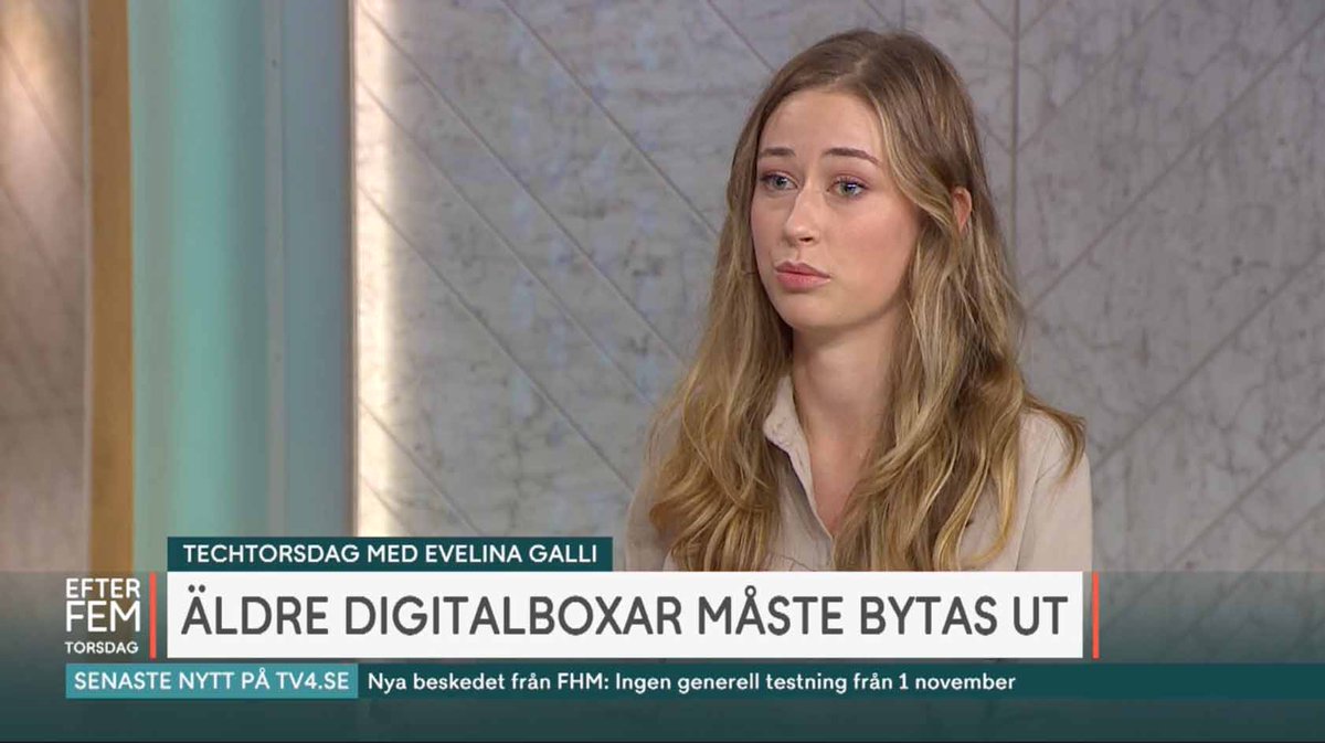 📺TV-kanaler försvinner och AI-maneter blir konst. Vår expert Evelina Galli berättar mer i Techtorsdag på TV4. tv4play.se/program/efter-…