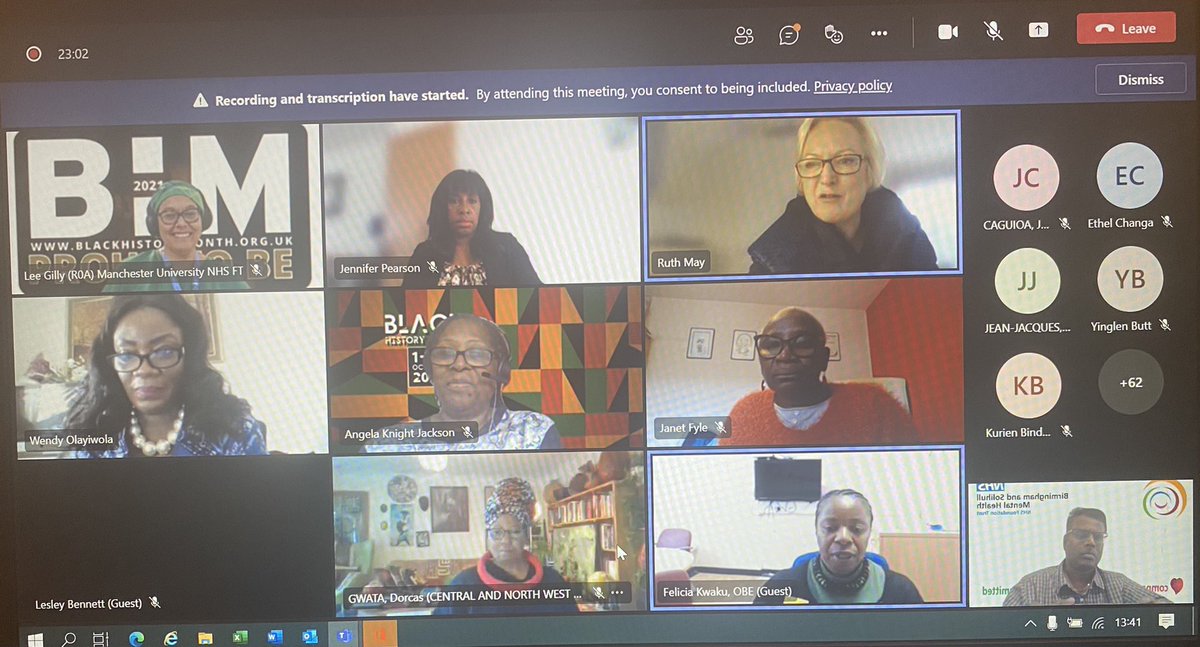 davidcoumar's tweet photo. @CNOBME_SAG meeting led by @felicia_kwaku @wendyolayiwola Interactive discussions. @CNOEngland updated the work on Nursing WRES, lots of green shoots around the country. #WeAreMakingProgress #BHM @AngelaKnightJa1 @JenniferJSP37 @sureshpackiam @Thercal @BINA_UK @jen_cag https://t.co/39G5TPQpWI