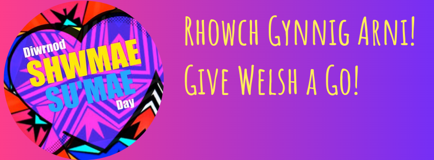 🎉Diwrnod #ShwmaeSumae hapus i chi!🎉

Shwmae – un gair, llond gwlad o bosibiliadau! Dechreuwch bob sgwrs yn Gymraeg heddiw
🤗
How about starting a conversation with Shwmae today? It’s only one word, but it could open a world of possibilities!