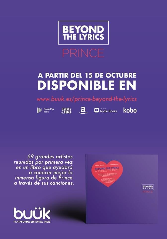 beyond_lyric's tweet photo. 🇪🇸SEGUNDA EDICIÓN BEYOND THE LYRICS. PRINCE. 
disponible en: https://t.co/rY1j2IjXK7
👉🏾 Y más adelante en plataformas digitales!! 🇺🇸SECOND EDITION of the book BEYOND THE LYRICS. PRINCE. available on: https://t.co/rY1j2IjXK7👉🏾 And later on digital platforms! #segundaedicion #book https://t.co/ufrtzaluCL
