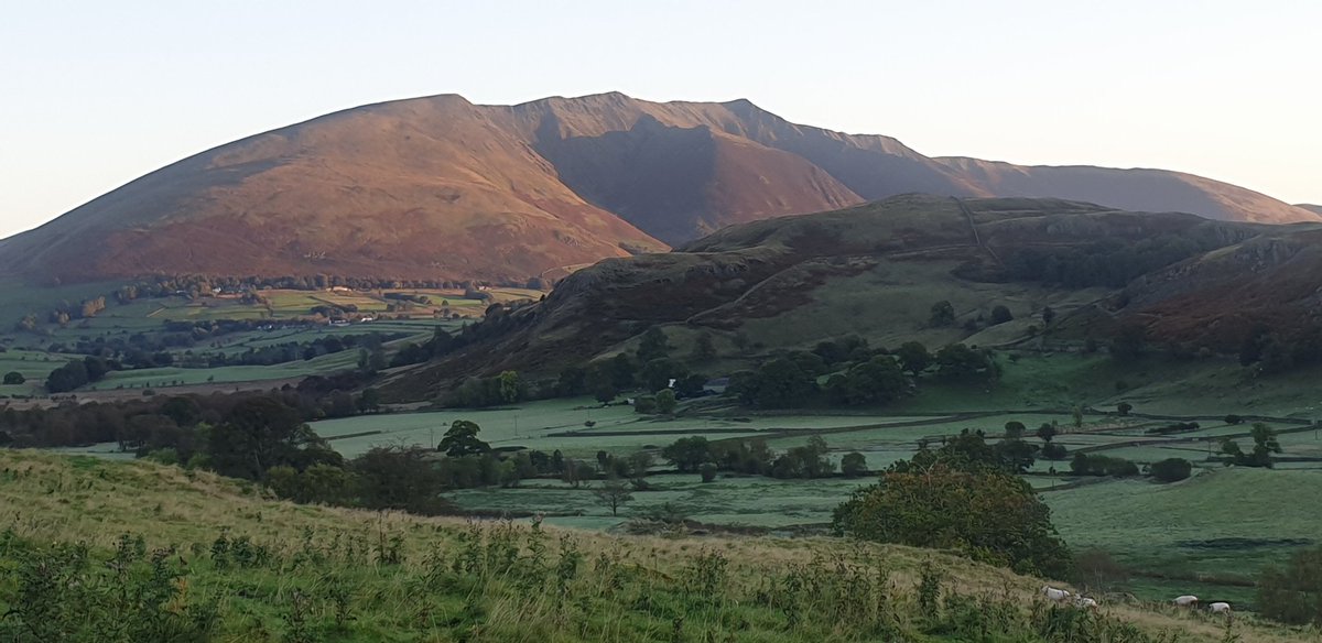 Very Autumnal this morning. Looking over Naddle to Blencathra <a href="/janslss/">Jan's Sandwich Shop</a>