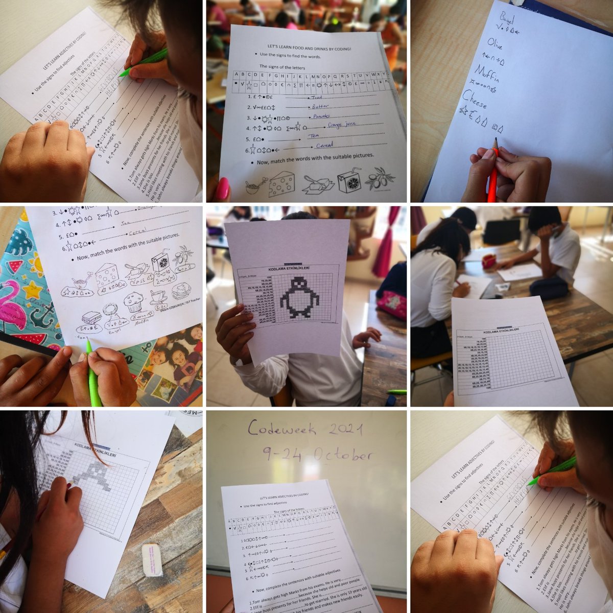 KuzucubelenO's tweet image. Kuzucubelen Ortaokulu kodluyor. 🤖👾🎮💻🖱️🔍📝🧩🎲#CodeWeek2021
#Code4Mersin
#Code4All #eğitiminkodunuçözüyoruz @CodeWeekEU
@CodeWeekTurkey
@MersinMEM
@MezitliMEM
@oguzhankosali35 @MersinMEMArGe
@muratTEKDEMRKO1