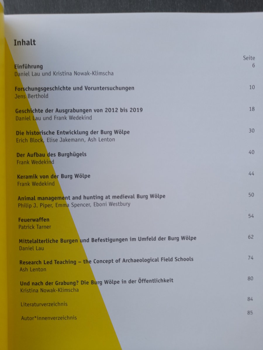 foreigncountr1's tweet image. "Die Ausgrabungen auf der Burg Wölpe": 
"The Excavations at Burg Wölpe" by Jens Berthold, Erich Block, Elise Jakeman, Ash Lenton, Kristina Novak-Klimscha, Philip Piper, Emma Spencer, Patrick Tarner, Frank Wedekind, and Eboni Westbury.
Available from all good book sellers now.