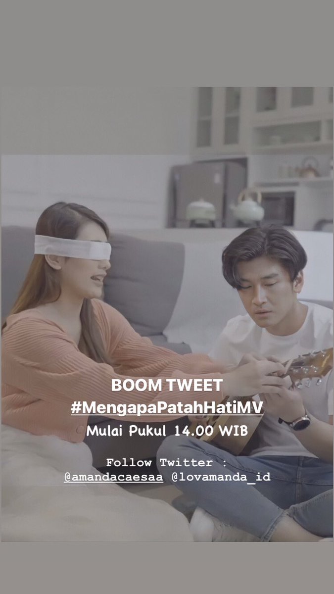 Radiet50611137's tweet photo. Mengenalmu Itu pilihanku Namun Mencintaimu diluar Logikaku 
#MengapaPatahHatiMV 
@amandacaesaa https://t.co/RunZcfdpKe