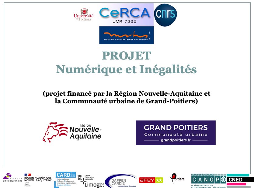 Seb_Goudeau's tweet photo. Lancement du projet "Numérique et Inégalités" financé par @NvelleAquitaine et @Grand_Poitiers en présence de nos partenaires @RANouvAquitaine @acpoitiers @AcBordeaux @aclimoges @CARDIE_Poitiers @110bisLimoges @DanePoitiers @AfevFrance @reseau_canope @cned @poitiersfr @CEDurkheim https://t.co/HsQhmuqZkR