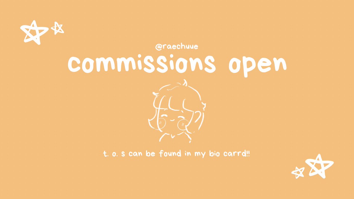 raechuuarts's tweet photo. If you can retweet, it’d mean the world to me—!! A little bit goes a long way 🥺💛✨

Hello! My commissions are open (´∀` ) ❤︎
I love drawing chibi characters and streamer art such as emotes!

#commissionsopen #artph #chibiart #twitchemotes #twitchemoteartist #emotes https://t.co/taY3hqaXu3