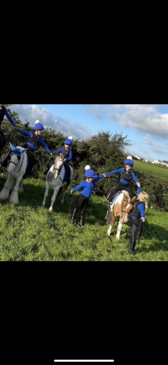 Some of children, who have formed a pony club, took part in a Gymkhana at the weekend. They did us proud and won the tack and turnout and came 3rd out of 9 primary schools overall!