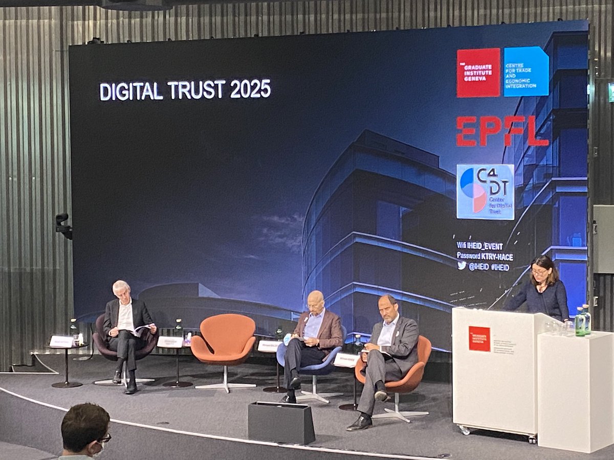 MaraDeMonte1's tweet photo. How does a lack of d#DgitalTrust manifest itself today?
How should it be built?
What lessons can be learned from other sectors?
@_CTEI &amp; @EPFL_en Center for Digital Trust @IHEID 
Digital Trust 2025 conference 
Live now https://t.co/kOP2dJpEnP https://t.co/0s3G2Bh7i0