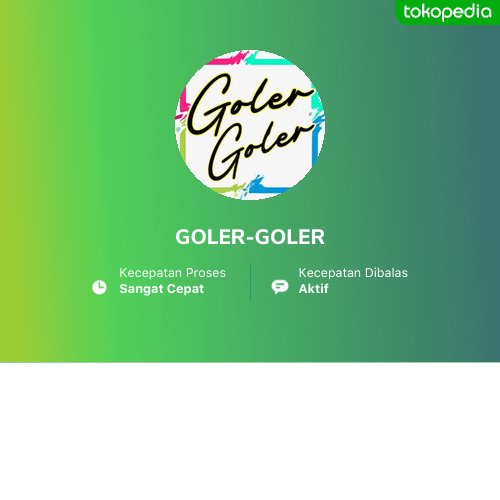 Semakin mudah belanja produk GOLER-GOLER di Tokopedia. Cek aja, pasti ada yang kamu suka
tokopedia.com/golergoler