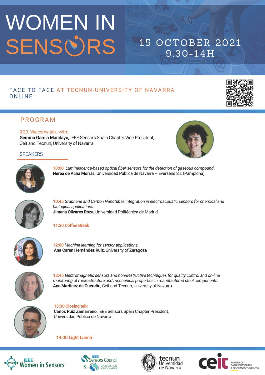 IEEESensorsES's tweet image. We start our WiSe activity &quot;Research activities from Spanish women in sensors in 5 minutes&quot;