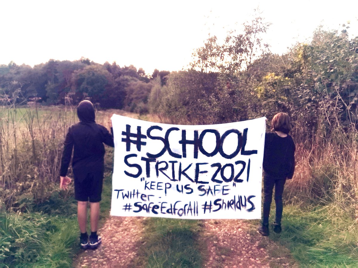 blazemac's tweet image. It's the 2nd #SchoolStrike2021 today. Why do we support it?
📍People are dying.
📍Institutions are following orders
📍It is being enabled
📍This is not inevitable.
Any of this sound historically familiar? 
Their hands are NOT tied. #Standup. #SafeEdforAll #F4VL