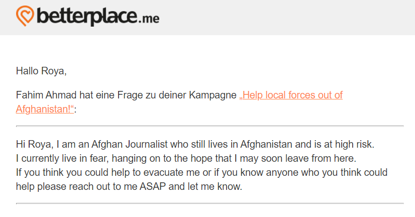 RoyaWah's tweet photo. Wie verzweifelt meine #Afghanen sind! :(
#HumanRights #helpthemout #afghanistan #Leiden https://t.co/qazoc39uUI
