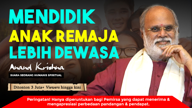 AnandAshram's tweet photo. Bagaimana cara mendidik anak remaja agar menjadi lebih dewasa?

▶️ https://t.co/Wpf82EDpfQ

#remaja #anakremaja #caramendidikremaja #pendidikananak #pendidikankarakter #pendidikanremaja #pemuda #anakmuda #karakterremaja #Renungan #Inspirasi #DialogSpiritual #AnandKrishna https://t.co/aoiAMm6WJJ