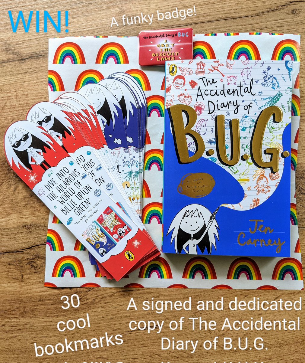 6 months since publication #giveaway! 

To be in with a chance of winning the contents of this photo for a UK school of your choice, simply:

💬Tag/comment the name of your chosen school
🔄RT  
💙Follow me

#edutwitter #readingforpleasure #TheAccidentalDiaryofBUG Ends 29/10