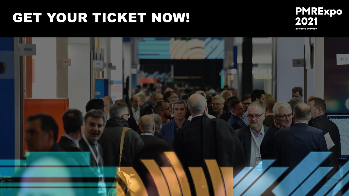 In five weeks, numerous exhibitors and speakers await and welcome you to this year's #PMRExpo21 in Cologne! 
Do not miss your chance to secure your ticket early. Based on the guidelines within the hygiene protection concept, there is a limited contingent. pmrexpo.de/en/tickets/