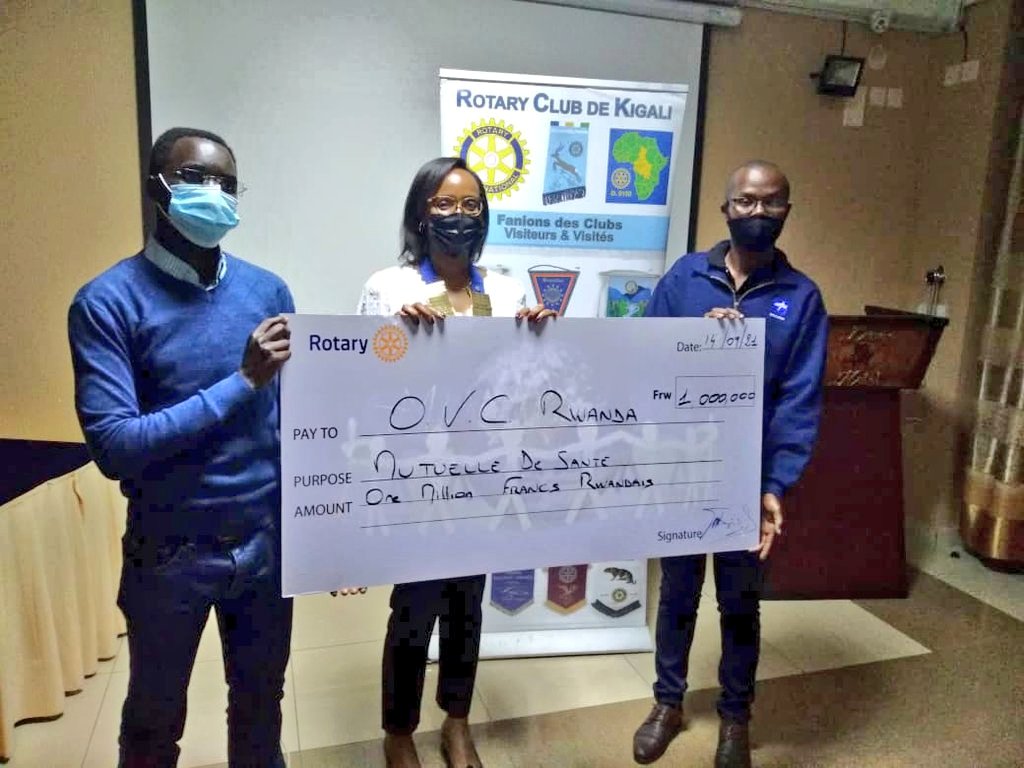 rckigali's tweet photo. Yesterday we handed over a cheque worth 1 Million Rwandan francs to Orphans &amp; Vulnerable Children (OVC) Rwanda. 

We fulfilled our pledge to support 200 children with Health Insurance (Mutuelle de Santé). 

Thanks to everyone who made this happen! 
♥️💙

 #ServetoChangeLives https://t.co/o9loR1kZoA