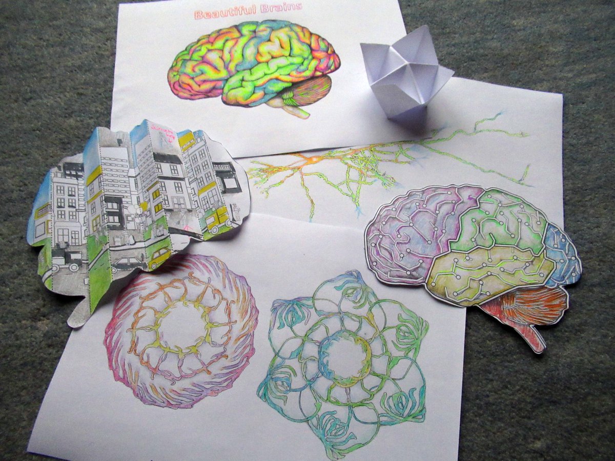 AlzResearchUK's tweet photo. Come together with your family &amp; join science artist Dr Lizzie Burns for a workshop exploring your amazing brain &amp; dementia research. @Oxford_IF

Get creative with colouring, drawing &amp; origami while hearing from scientists about their research.
Sign up ➡️  https://t.co/VmEmQCSVal https://t.co/JlA8CQVwMn
