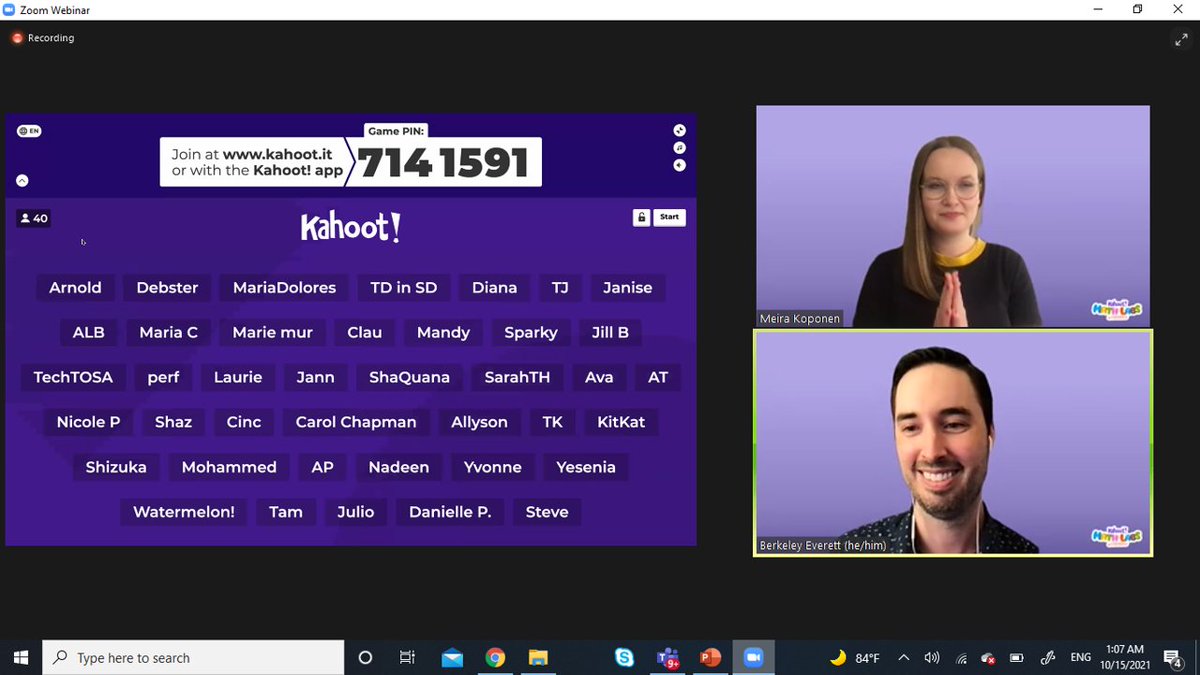 mabohassan781's tweet photo. The Kahoot! Math Labs webinar was extremely INFORMATIVE!
Another exciting new way to create magical lessons that engage every student in collaborative learning through Kahoot! Courses.
Get started with over 40 free lessons here ๐
https://t.co/y51KHnuAbX
#MIEExpert #mathlabs https://t.co/WkHbWEv9Ci