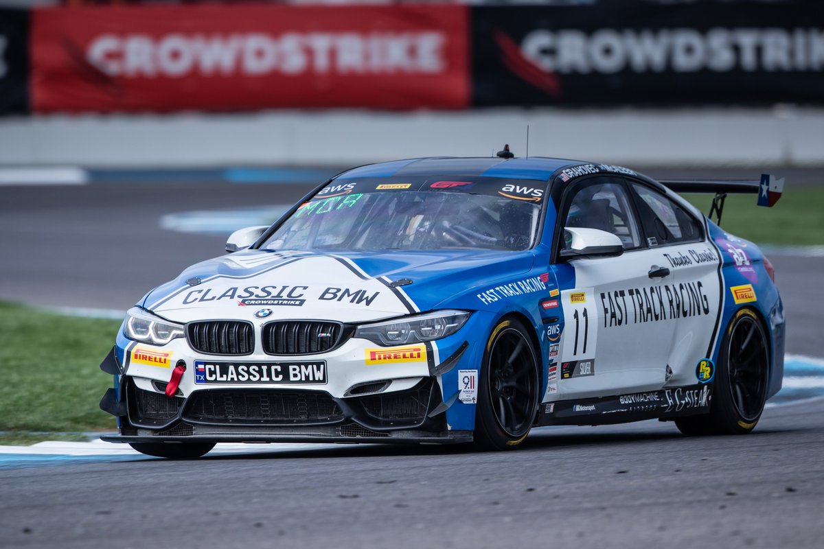 BMWMotorsport's tweet image. A podium to kick off the race weekend in Indianapolis for the BMW M4 GT4. 🥉 Third place in the first @GT4America race for @Tobygrahovec, @StevanMcAleer and the Classic BMW team. 

Congrats, mates! 👏