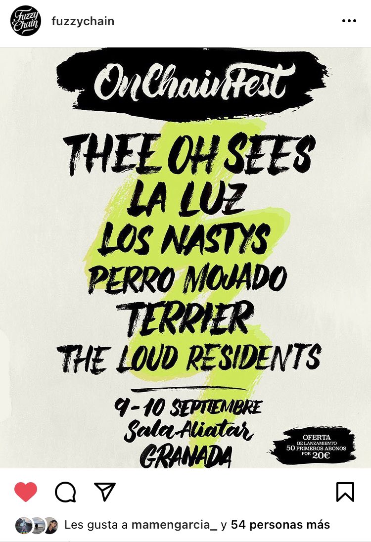 Ahora que hay tanta queja sobre carteles, os voy a poner el que montamos hace unos años y me dais vuestra opinión. La mía es que fue uno de los mejores que se ha organizado en Granada. 🤘🏻🖤
N.A.: se hizo en Aliatar porque ese verano nuestro <a href="/salaplantabaja/">Planta Baja</a> se churrascó