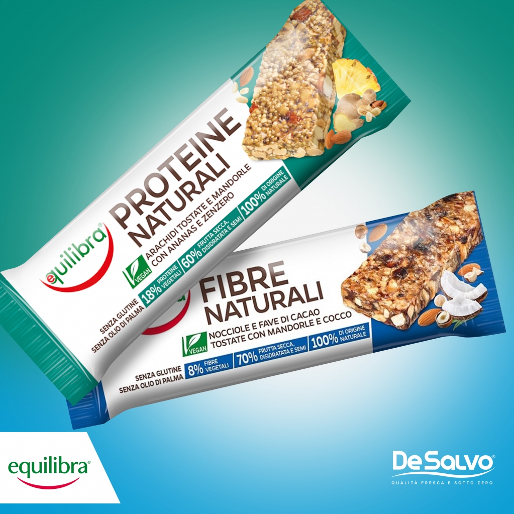 De Salvo on X: Voglia di uno snack? Prova le barrette #equilibra 👉🏼  Certificate Vegan, senza glutine e olio di palma 😋😍 #desalvo #matera  #snack #merenda #bar #supermercato #pescheriadesalvo #vegan #glutenfree # barrette #