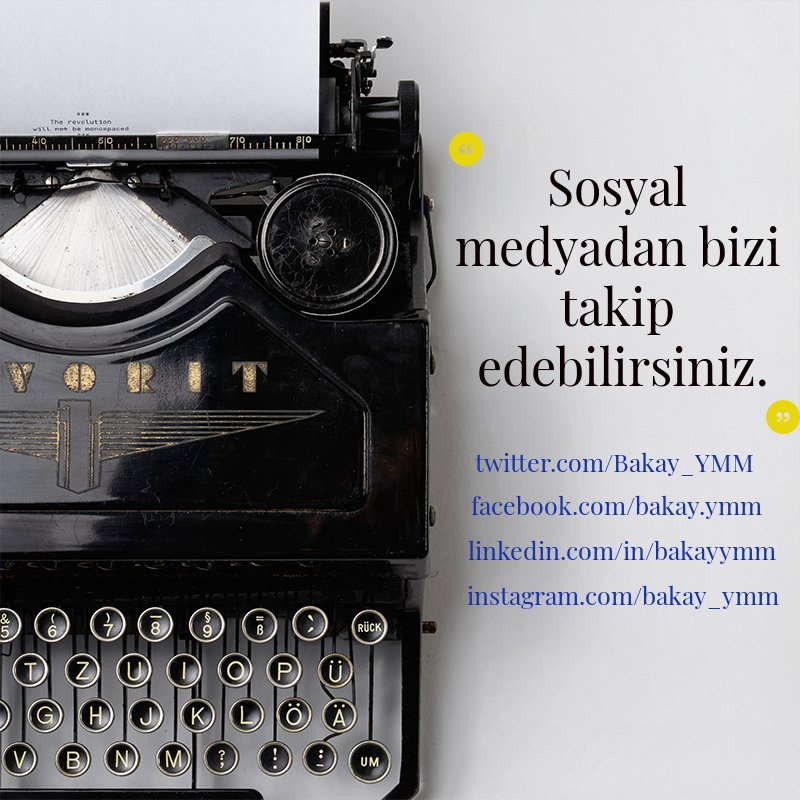 Sosyal Medyadan Bizi Takip Edebilirsiniz.

instagram.com/bakay_ymm/
facebook.com/bakay.ymm/
linkedin.com/in/bakayymm/
x.com/Bakay_YMM
