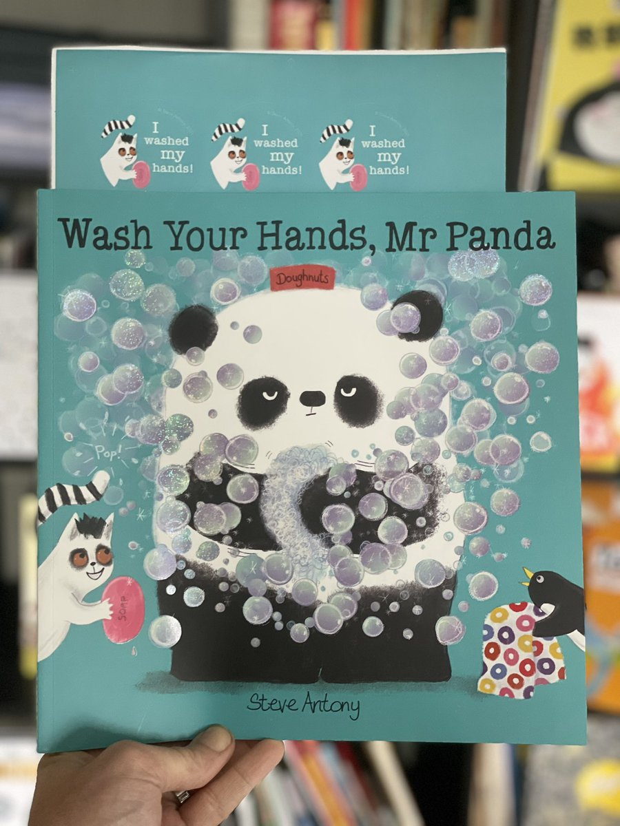 GIVEAWAY! Win an advance PB of Wash Your Hands, Mr Panda. Just RT &amp; Follow and I'll pick a winner next Friday. 

I'm doing this because apparently it's #GlobalHandwashingDay (who even makes up these days?) and I wouldn't want to miss a chance to shamelessly plug the new Mr P.