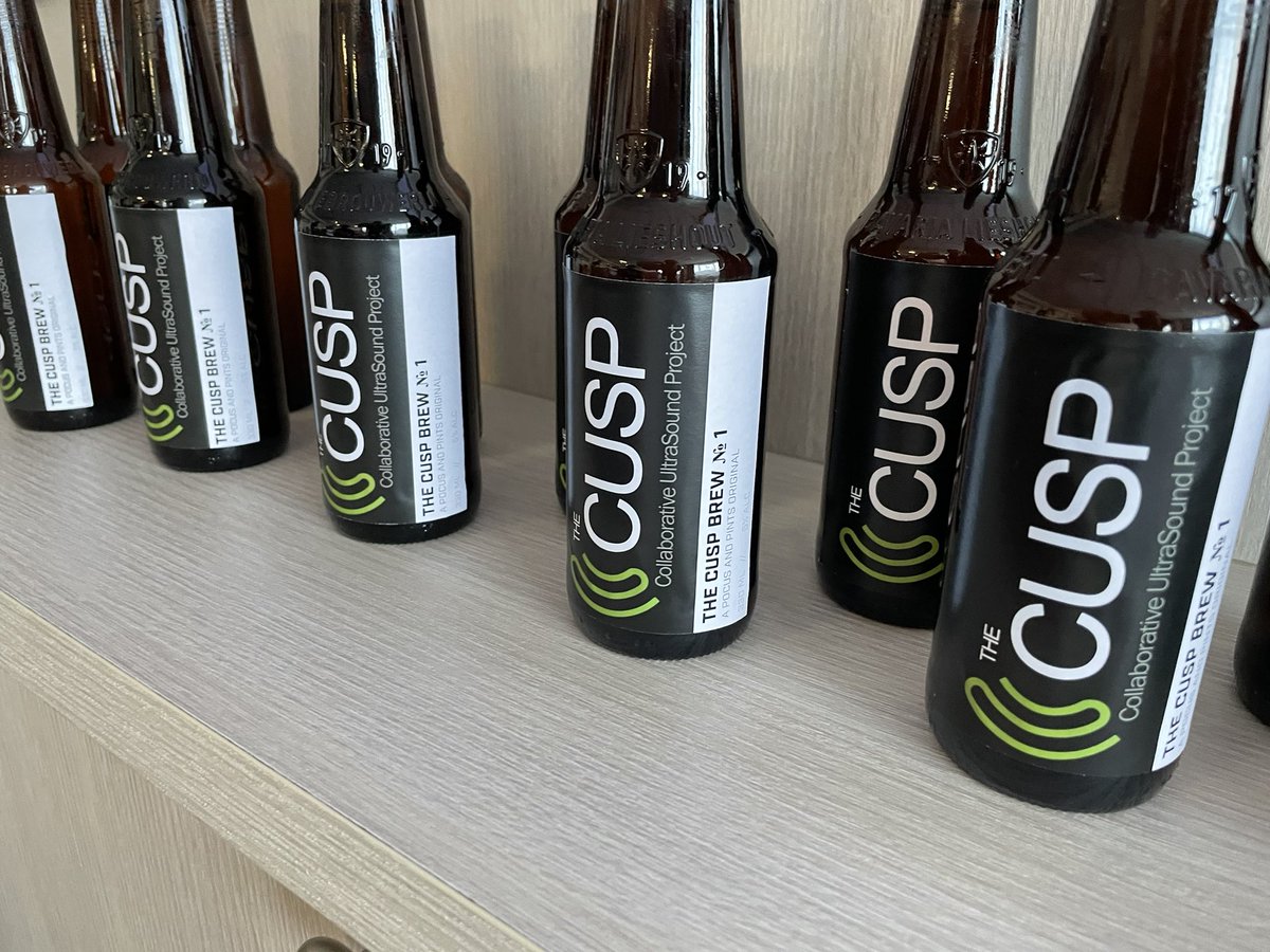 thecuspproject's tweet photo. The beer is icecold! join us at 1300 in 533 for the cusp ultrasound session (and gelslide) #demc21 #nvsha https://t.co/tQUpv1Aeci