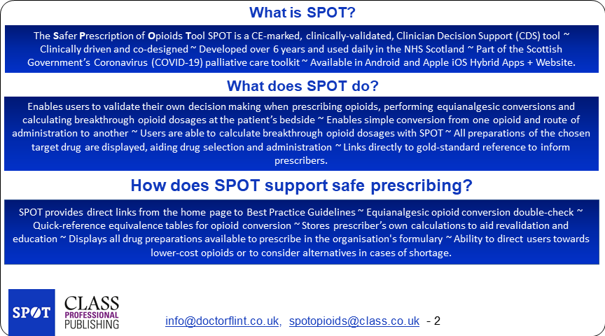 Palliative_Scot's tweet photo. Poster 32 #SPPCPosterParade - SPOT: The Safer Prescription of Opioids Tool β Data Analysis @DrRogerFlint1 @SPOT_Opioids https://t.co/5uycEBbca0