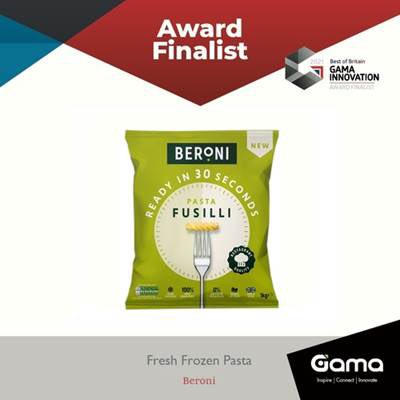 We’re really excited to share that Beroni Fresh Frozen Pasta has been 
selected as a finalist in the Best of Britain category at the @GamaConsumer Innovation Awards 2021 celebrating innovation and creativity in business.
#fmcg #frozenfood #grocery #pasta