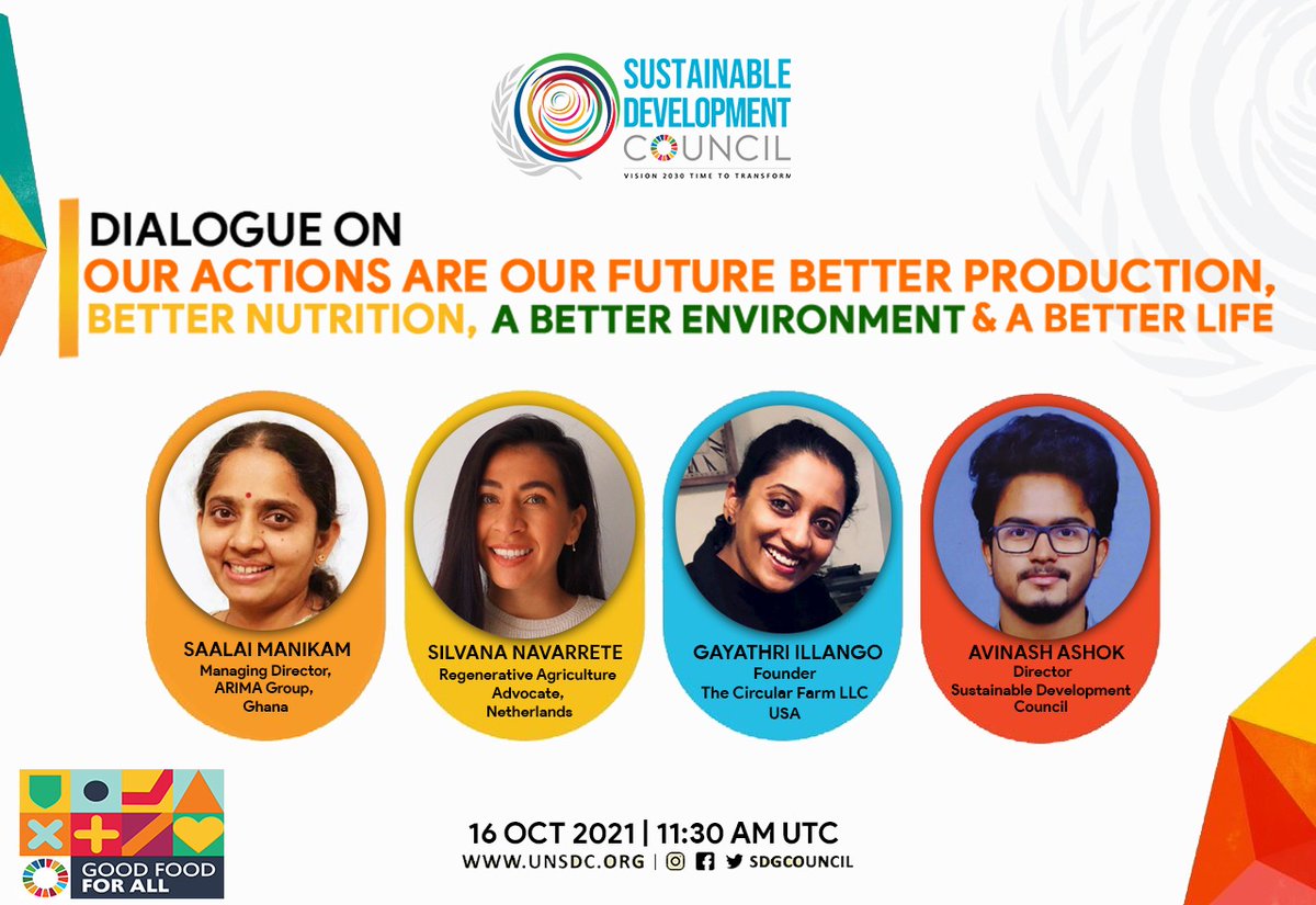 On the occasion of World Food Day, Sustainable Development Council organizes a dialogue on “Our actions are our future- Better production, better nutrition, a better environment and a better life” #WorldFoodDay #GoodFoodForAll