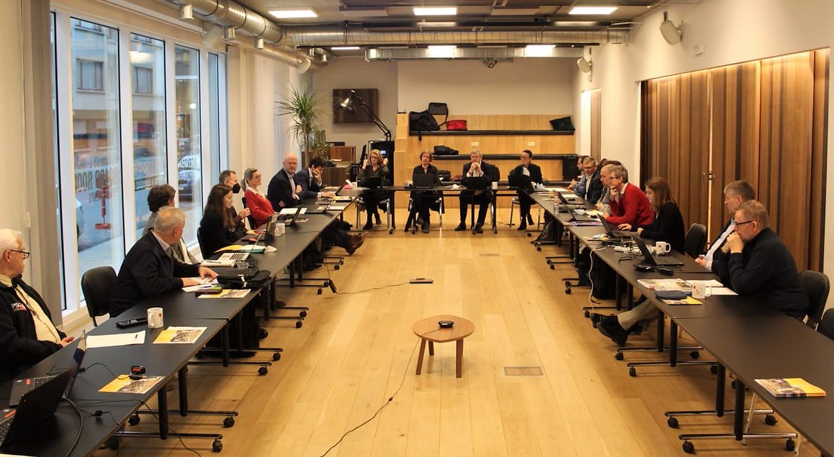 The first meeting of the #PanAfGeo2 consortium🤩

The consortium will discuss,
✅Cooperation amongst #European &amp; #African Geological Surveys
✅Objectives, updates on performed activities &amp; next steps
✅Implementing the planned actions.

#HappeninginBrussels #Skills #Knowledge