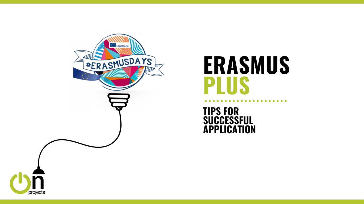 onprojects_es's tweet photo. 🔬 Is there a secret formula to a successful application for #ErasmusPlus?
To celebrate #ErasmusDays2021 and our favourite #EUprogramme we will be sharing a few #tips to help you make your proposal stand out & be successful!
#EUprojects #EUfunding #FondosEuropeos
@EUErasmusPlus https://t.co/cd0DmRraXA