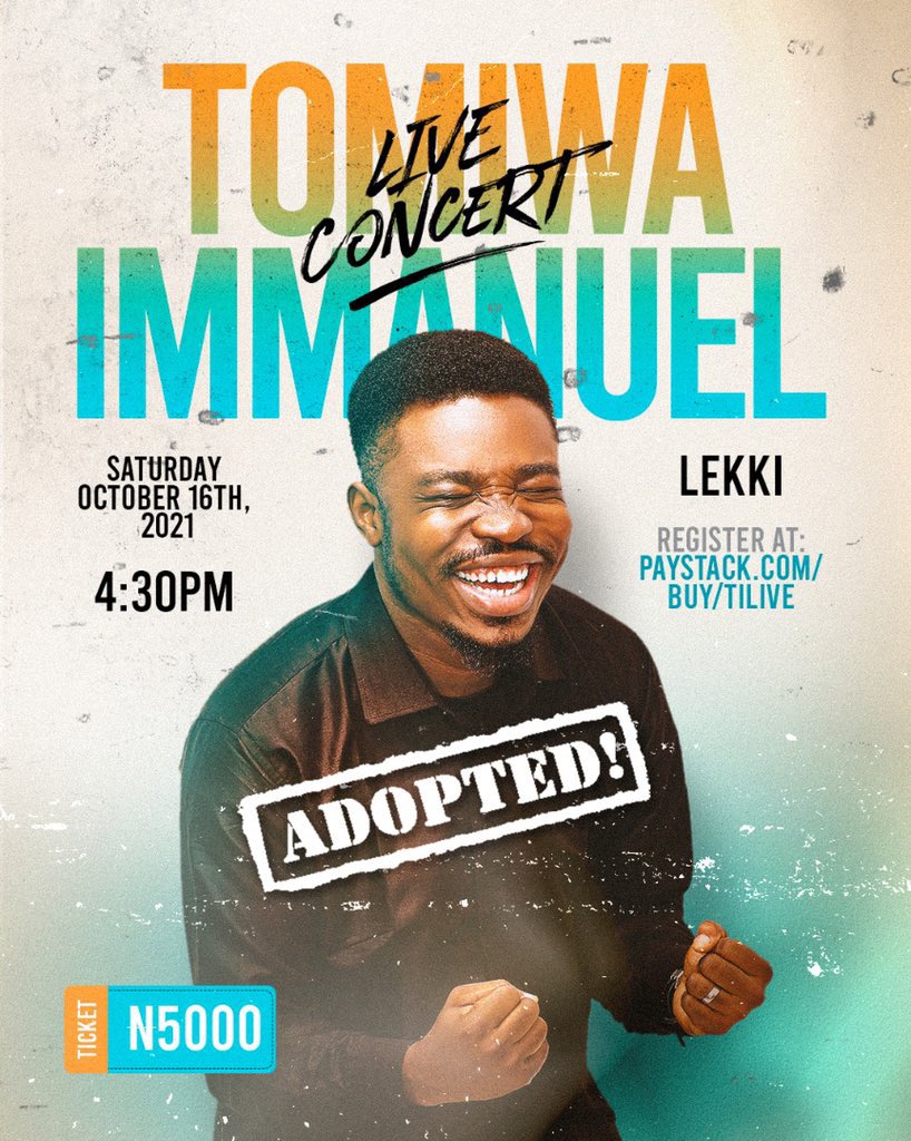 Tomorrow! Show up 🔥🔥🔥

<a href="/TomiwaImmanuel/">Pastor Tomiwa Immanuel</a>